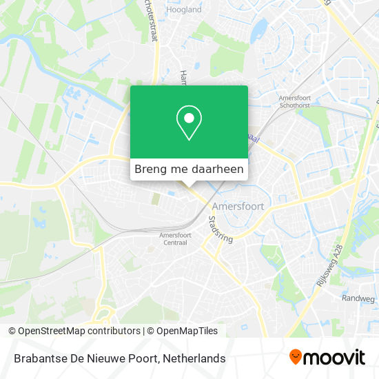 Brabantse De Nieuwe Poort kaart