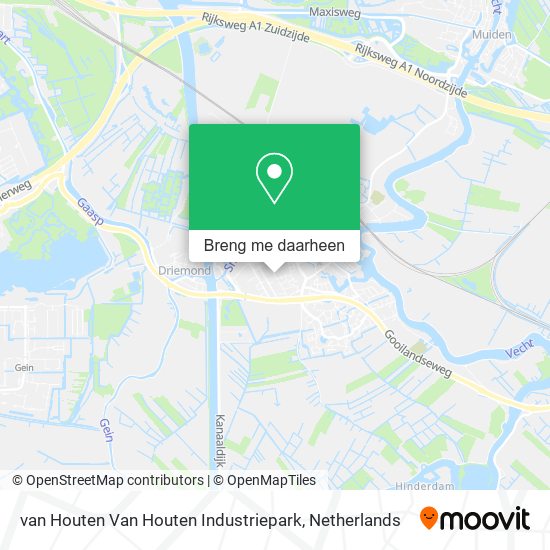 van Houten Van Houten Industriepark kaart