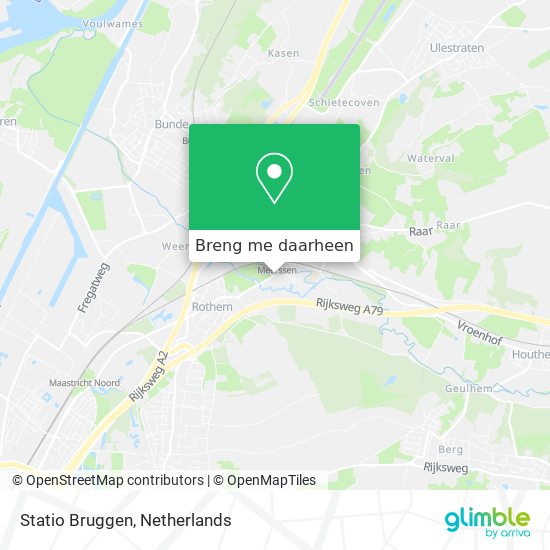 Statio Bruggen kaart