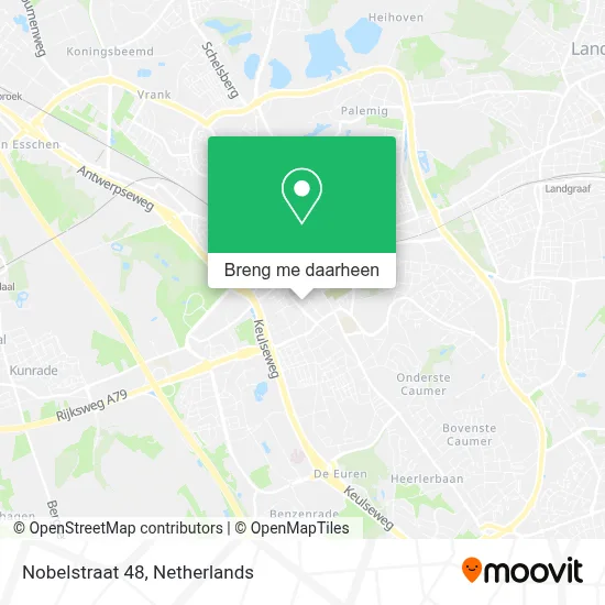 Nobelstraat 48 kaart