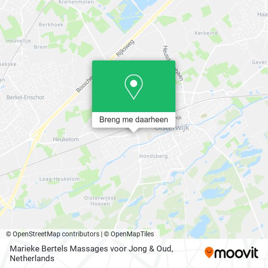 Marieke Bertels Massages voor Jong & Oud kaart