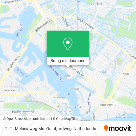 Tt Tt Melaniaweg Ms. Oslofjordweg kaart