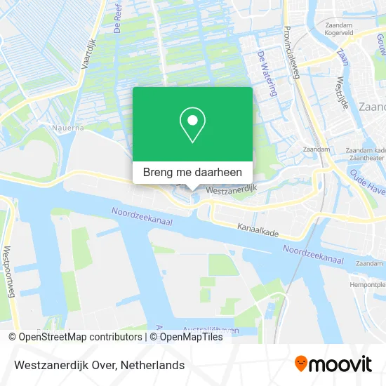Westzanerdijk Over kaart