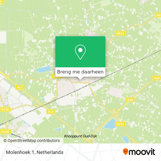 Molenhoek 1 kaart