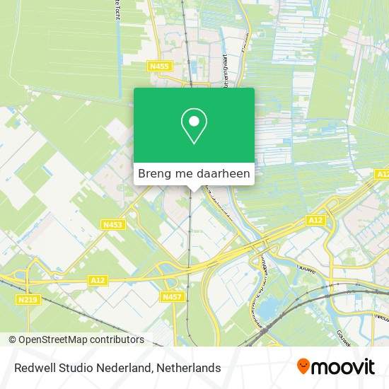 Redwell Studio Nederland kaart