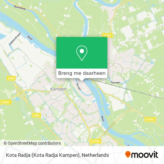 Kota Radja (Kota Radja Kampen) kaart