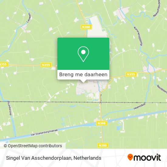 Singel Van Asschendorplaan kaart