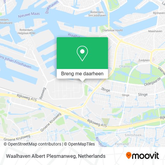 Waalhaven Albert Plesmanweg kaart