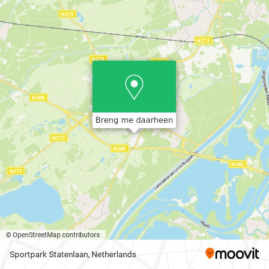 Sportpark Statenlaan kaart