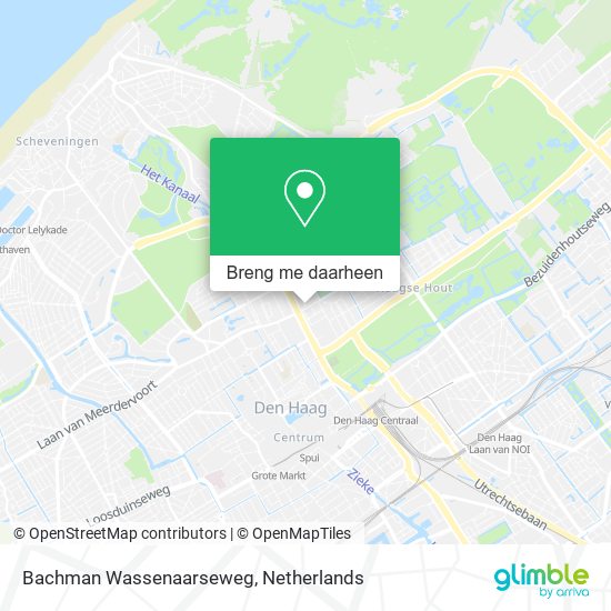 Bachman Wassenaarseweg kaart