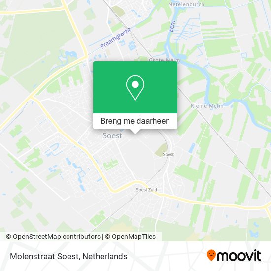 Molenstraat Soest kaart