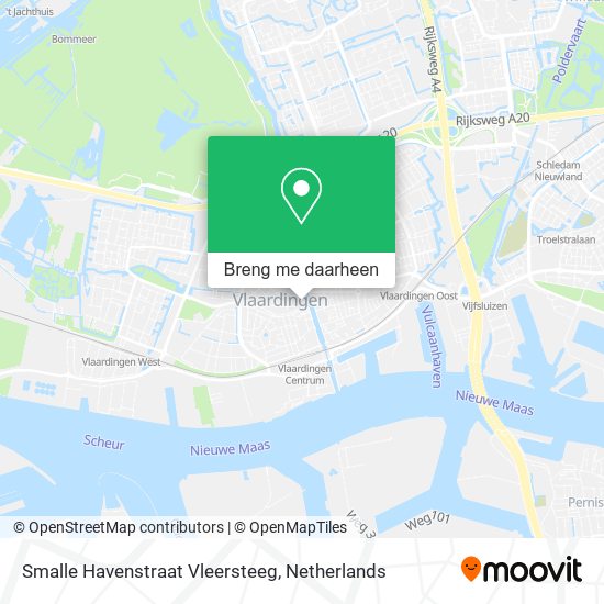 Smalle Havenstraat Vleersteeg kaart