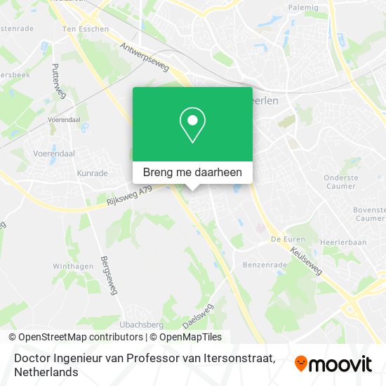 Doctor Ingenieur van Professor van Itersonstraat kaart