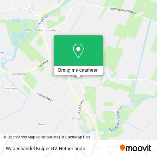 Wapenhandel Kuiper BV kaart