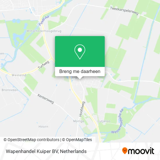 Wapenhandel Kuiper BV kaart