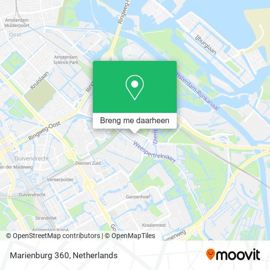 Marienburg 360 kaart