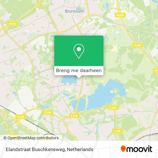 Elandstraat Buschkensweg kaart