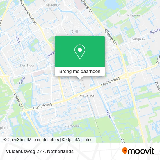 Vulcanusweg 277 kaart