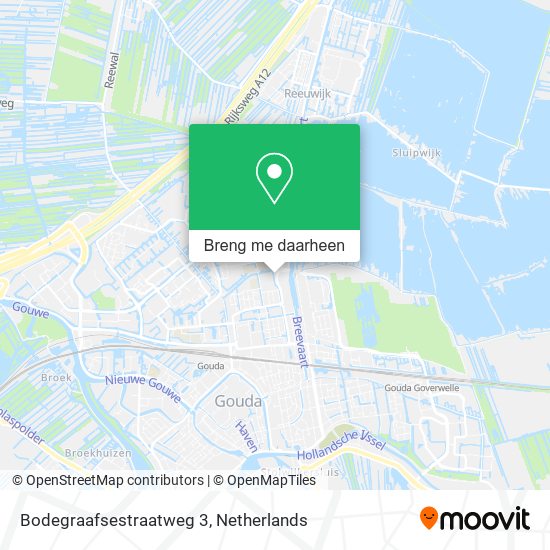 Bodegraafsestraatweg 3 kaart