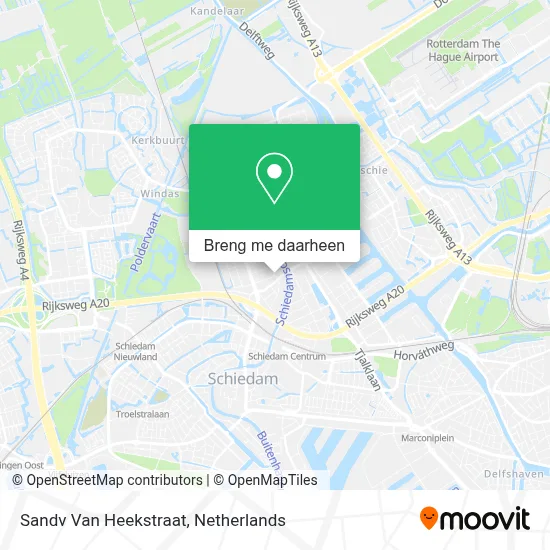 Sandv Van Heekstraat kaart