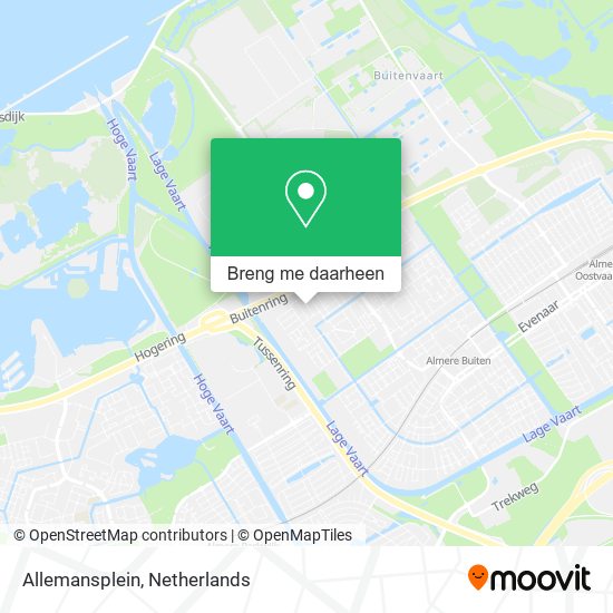 Allemansplein kaart