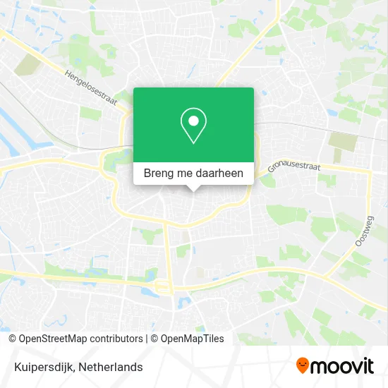 Kuipersdijk kaart