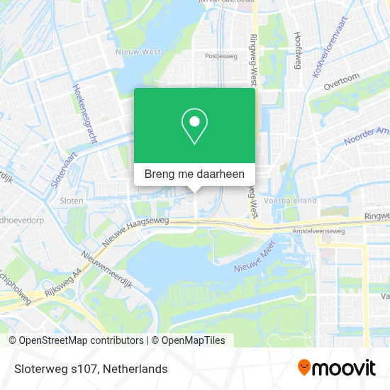 Sloterweg s107 kaart