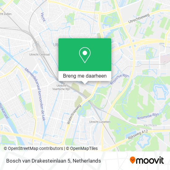 Bosch van Drakesteinlaan 5 kaart
