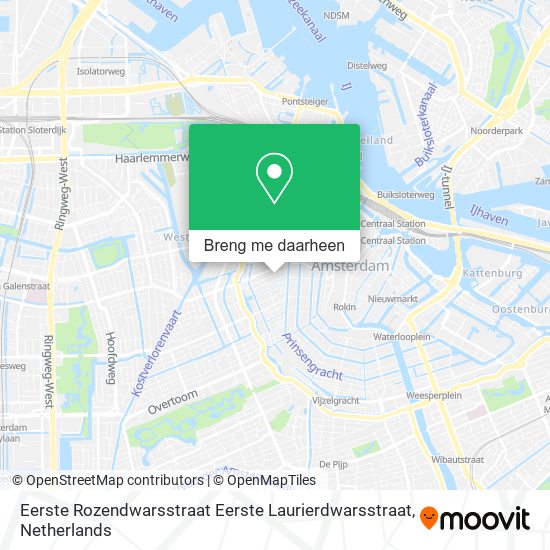 Eerste Rozendwarsstraat Eerste Laurierdwarsstraat kaart