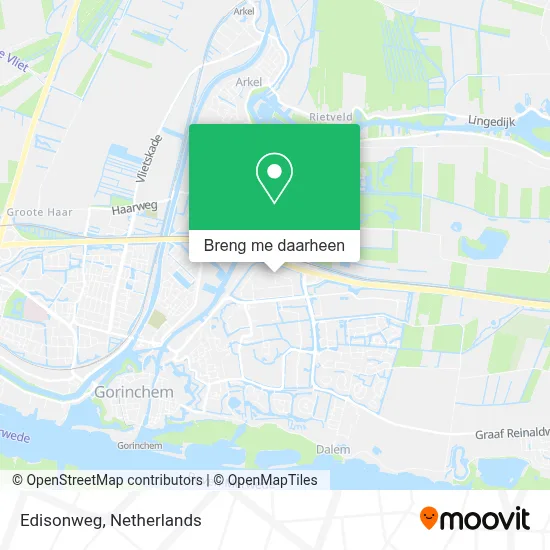 Edisonweg kaart