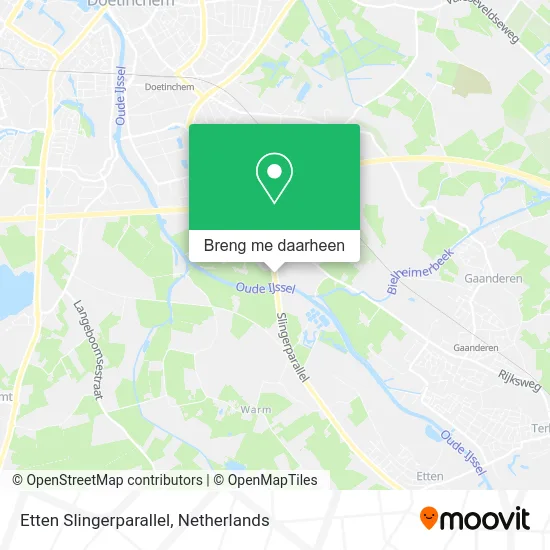 Etten Slingerparallel kaart