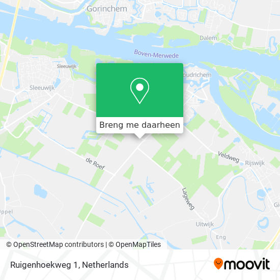 Ruigenhoekweg 1 kaart