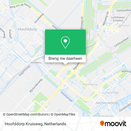 Hoofddorp Kruisweg kaart