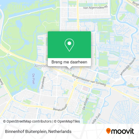 Binnenhof Buitenplein kaart