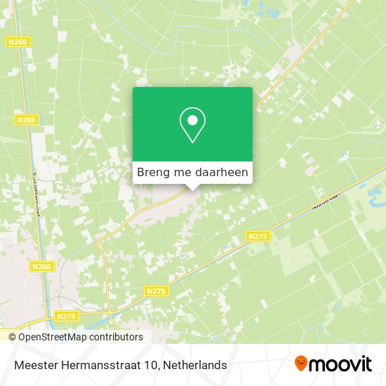 Meester Hermansstraat 10 kaart