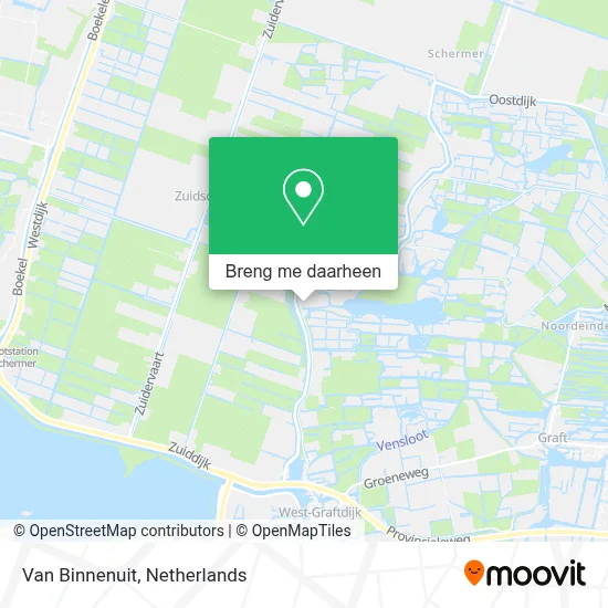 Van Binnenuit, Oudelandsdijk 3A kaart