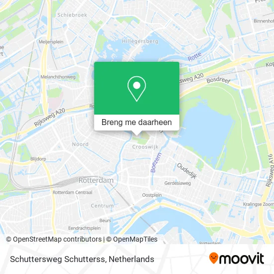 Schuttersweg Schutterss kaart