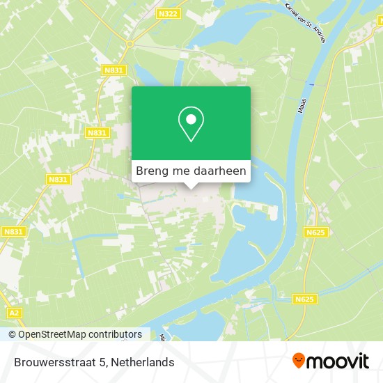 Brouwersstraat 5 kaart