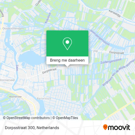Dorpsstraat 300 kaart