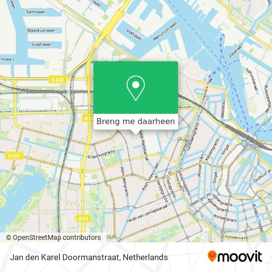 Jan den Karel Doormanstraat kaart