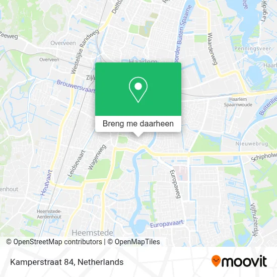 Kamperstraat 84 kaart