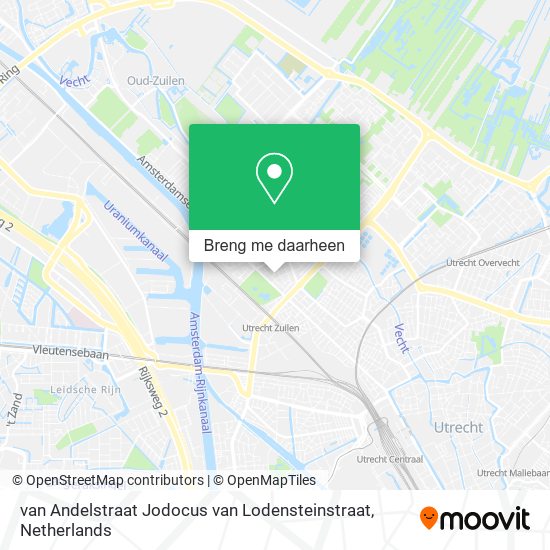 van Andelstraat Jodocus van Lodensteinstraat kaart
