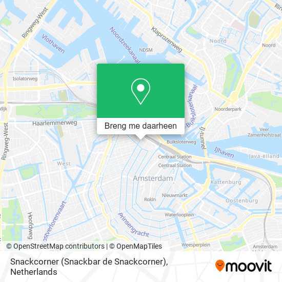 Snackcorner (Snackbar de Snackcorner) kaart