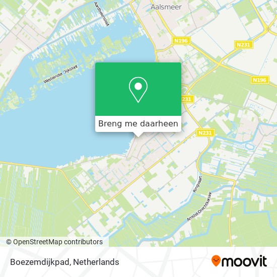 Boezemdijkpad kaart