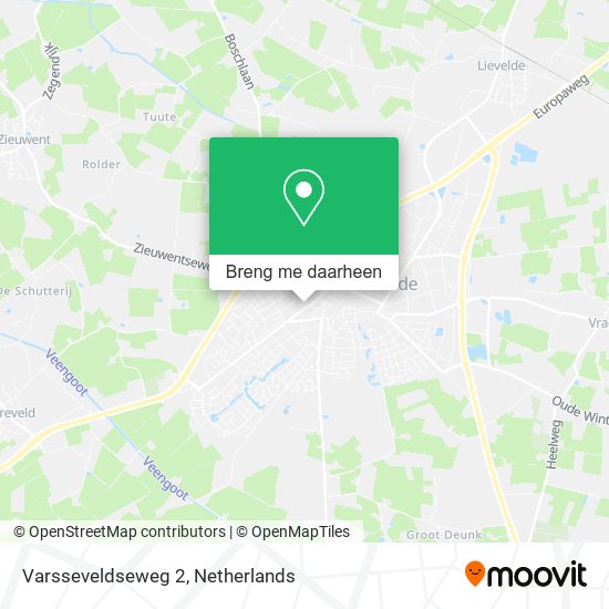 Varsseveldseweg 2 kaart