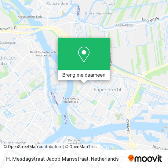 H. Mesdagstraat Jacob Marisstraat kaart