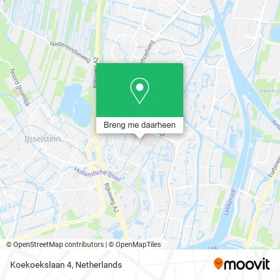 Koekoekslaan 4 kaart