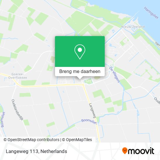 Langeweg 113 kaart