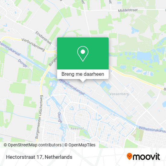 Hectorstraat 17 kaart