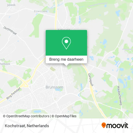 Kochstraat kaart